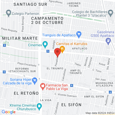 Veterinaria Mascotas Consentidas map