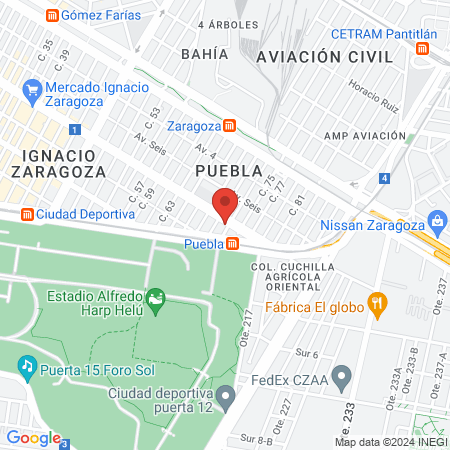 Estetica Unisex Mexico map