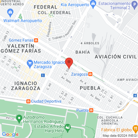 Salón. Spa. Barbería C & C map