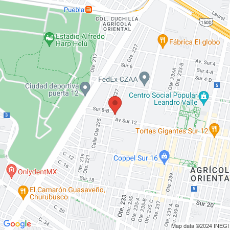 Ortodoncia y Ortopedia Maxilofacial map