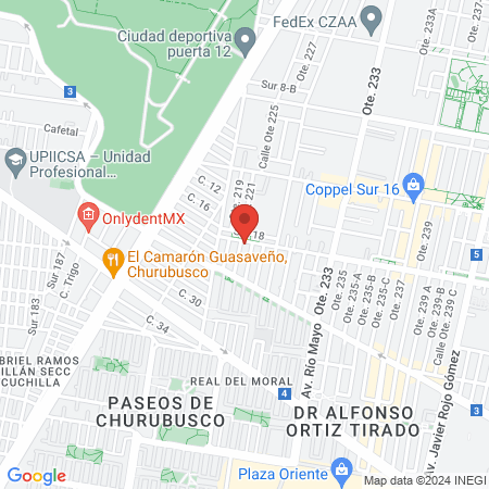 Blanche & NOIR salón y barbería map