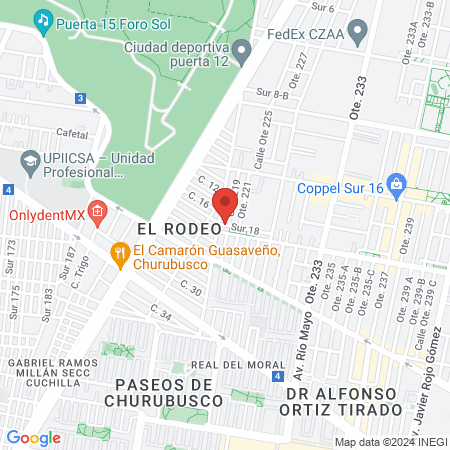 Barber Shop del Barrio map