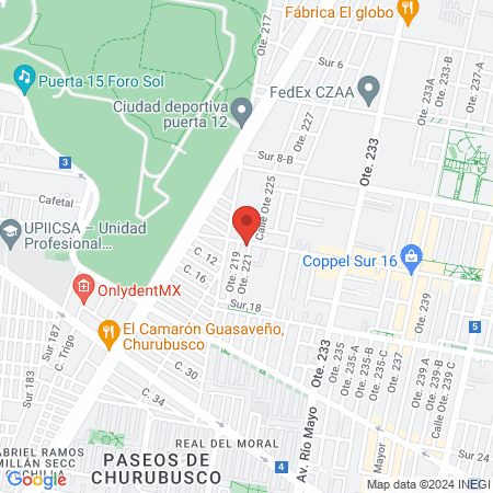 Consultorio Dental Dr. Ricardo Atilano Jiménez map