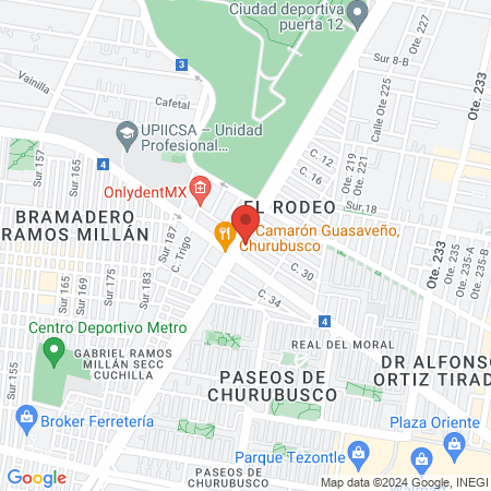 Podologas Centro Integral del Pie Churubusco map