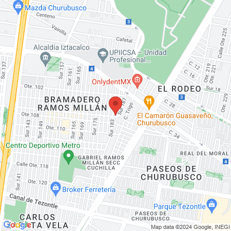 Salón de uñas Orquidea map