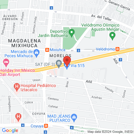 SENSEBENEV VIA 515 map