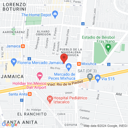 Gimnasio Flex Space map