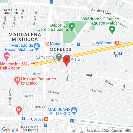 Clínica AXA Keralty map