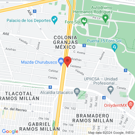 Selma Rojas Cosmetología map