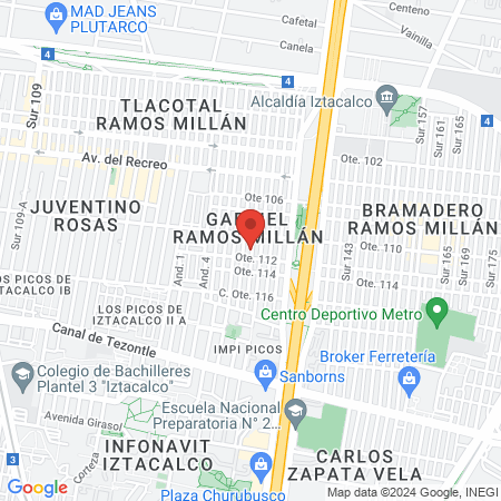 Dentista Dra Lilia map