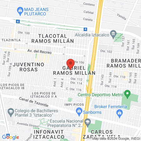 Baxter Veterinaria map