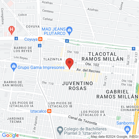 Consultorio Pediátrico Dr. Ismael Alvarado map