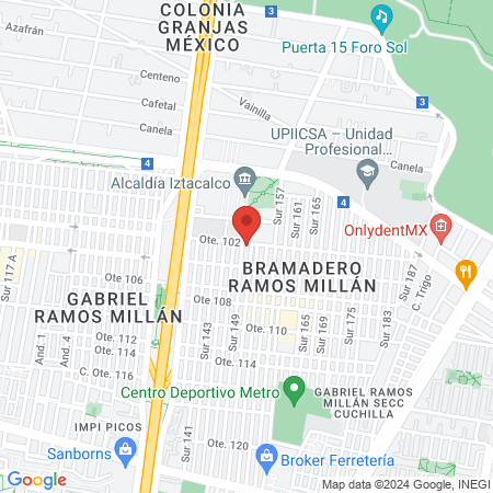 Dr. Arellano Garces map