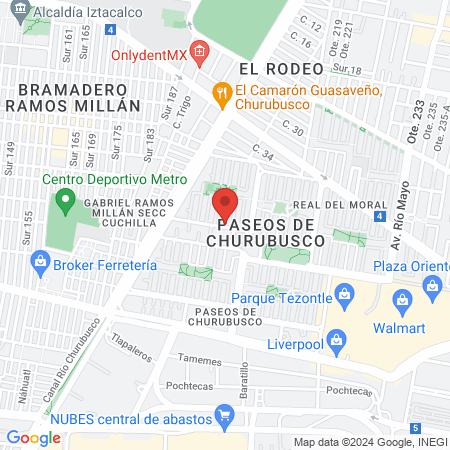 Valeria Flores Nails Área map