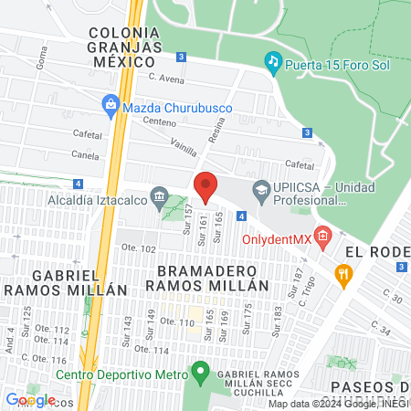 Forever Lashes Iztacalco map