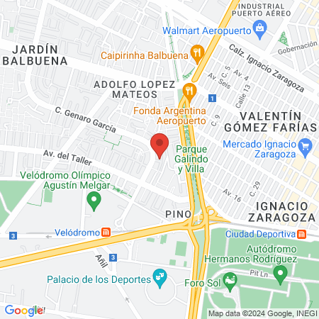 Dra. Mercedes Manzanero map