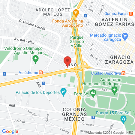 HERMO DE MEXICO LABORATORIOS HOMEOPATICOS map