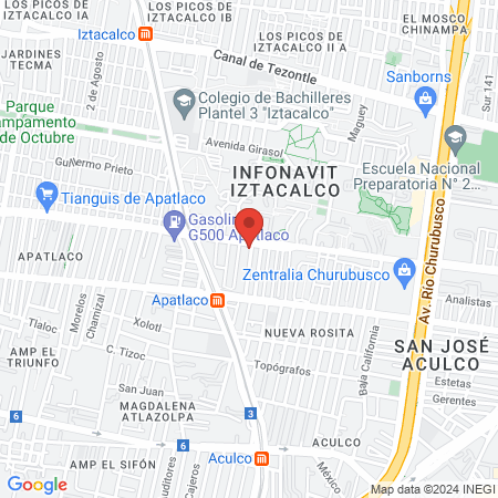 Barbería The Saint map