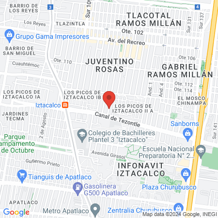 Barber shop la clasica map