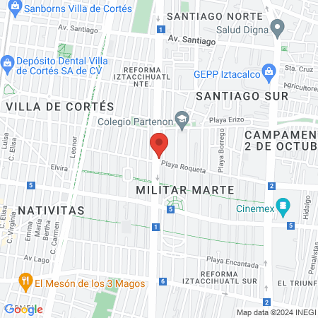 Estetica & uñas A L map