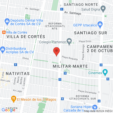 Estetica El Arte de la Belleza map