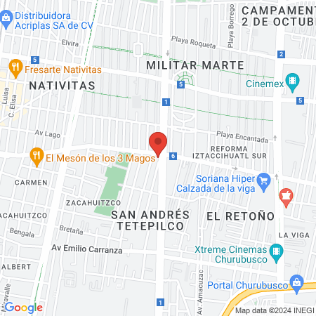 Fitness Space Las Torres map