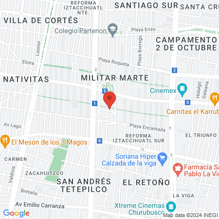 Dentista Dr. Vásquez map
