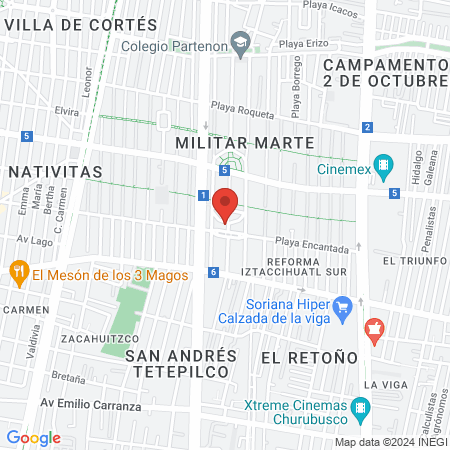 Dentista Todo en salud dental map