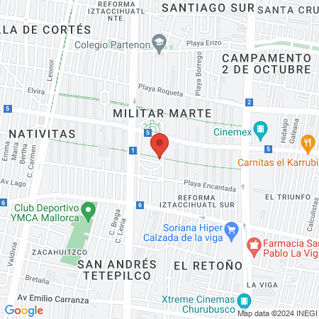 Dr jorge guajardo rosas map