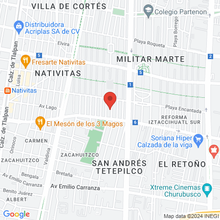 Dr. Humberto Ortega Gómez, Alergólogo map