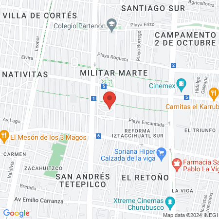 Estética Canina Socky map