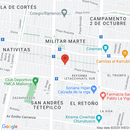 Veterinaria MARTE map