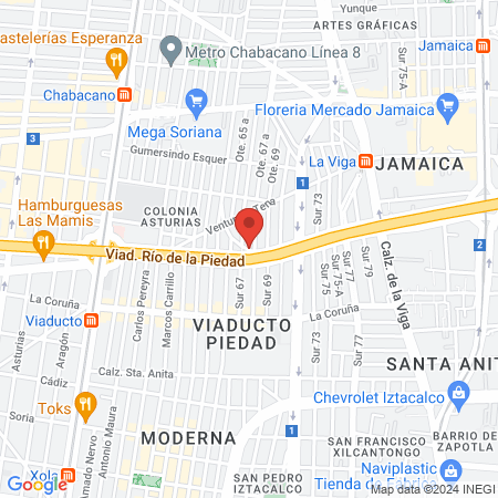 Clínica Veterinaria Arigato map