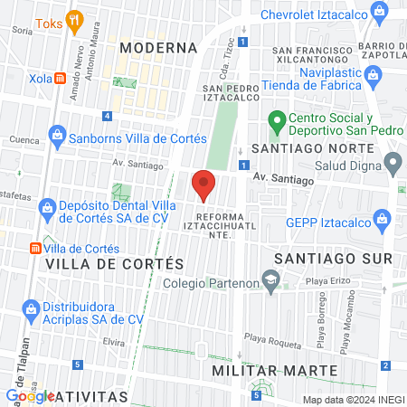 Mano Mía Nail Bar map