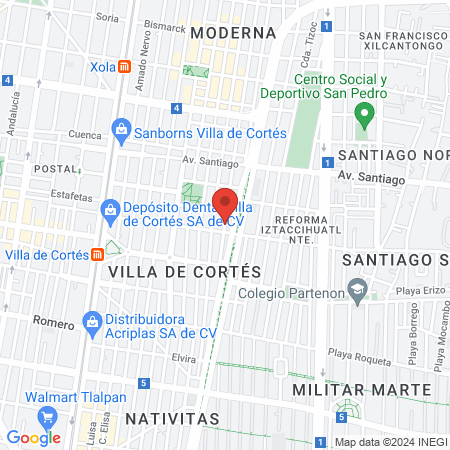 Dra. Berenice Uribe, Dentista - Odontólogo map