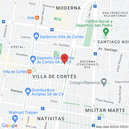 Consultorio dental milagros map