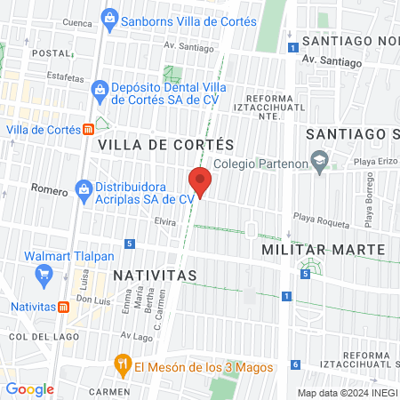 Casa Dr. Scholl Plutarco map