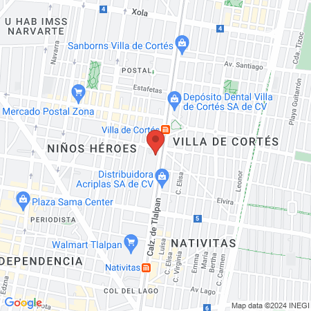 IMSS Hospital de Psiquiatría con UMF 10 map