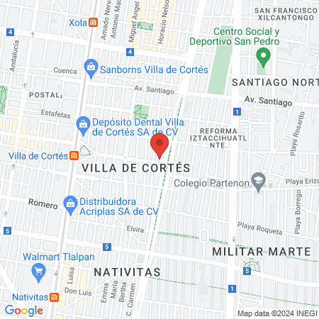 Veterinaria Ochovenado map