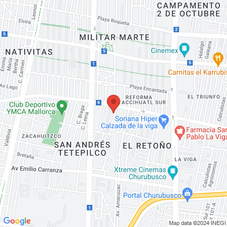 Dr. Miguel Angel Vallejo map