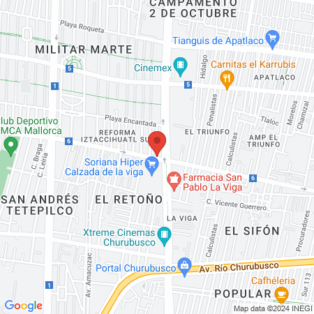 Clínica veterinaria bastet map