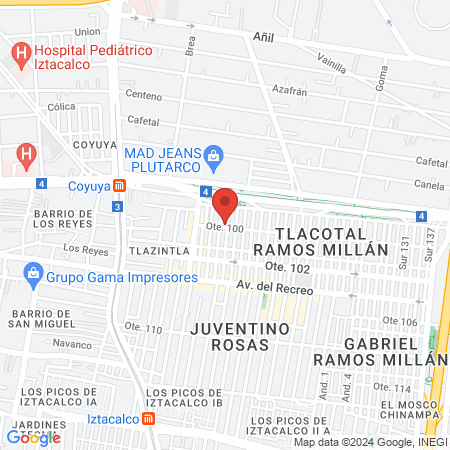 Chic Secret Pestañas map