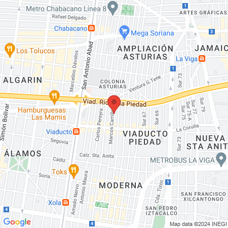 Odontología Especializada Consultorio dental map