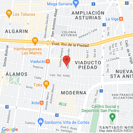 Dr. Raúl Zamora Escamilla map