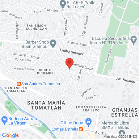 Consultorio Dental "Dra. Raquel Gómez" map