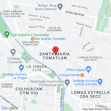 Veterinaria y estética canina, felina map