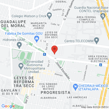 GYM Perla Negra map