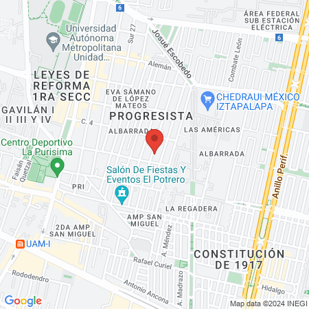 Dental Alegra Iztapalapa map