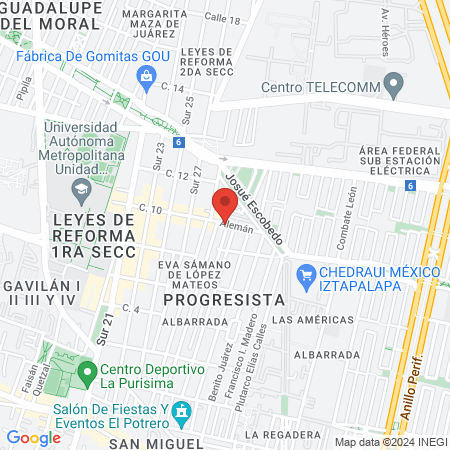 Doctor Moran José Gonzalo map