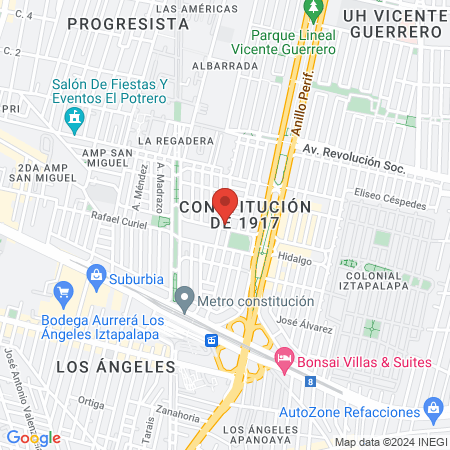 Clinica Constitucion map